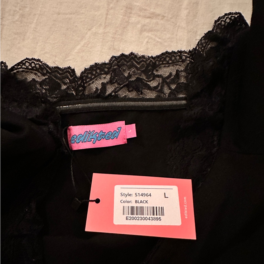 Edikted Black Dress